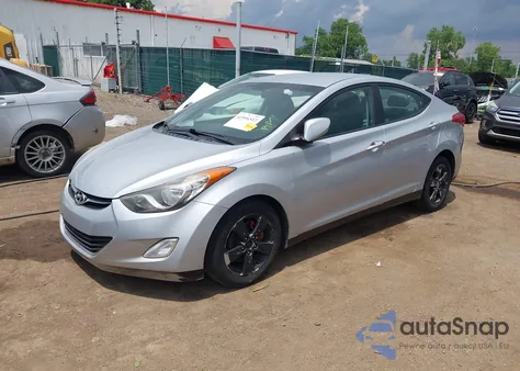 2012 Hyundai Elantra Gls z USA, uszkodzony, nr VIN 5NPDH4AE5CH144775